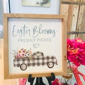 🆕Easter Blooms Wall Art-NWOT
